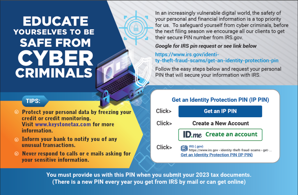 Ip pin keystone tax services inc
